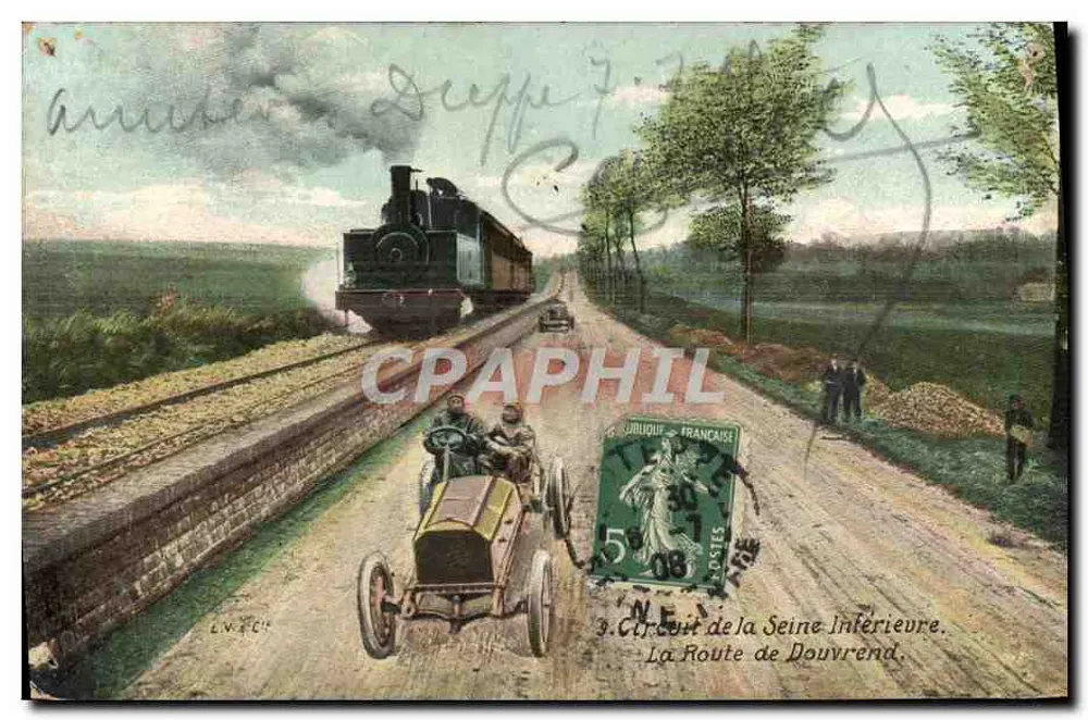 Circuit de la Seine-Inférieure – La Route de Douvrend – Verleger L.V. F.C.I. - Vorderseite