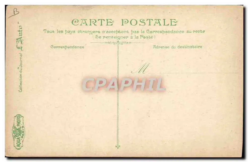 Ausfahrt von Envermeu — Rundfahrt durch die Seine-Inférieure — Verlag: Aqua Photo, Paris - Rückseite