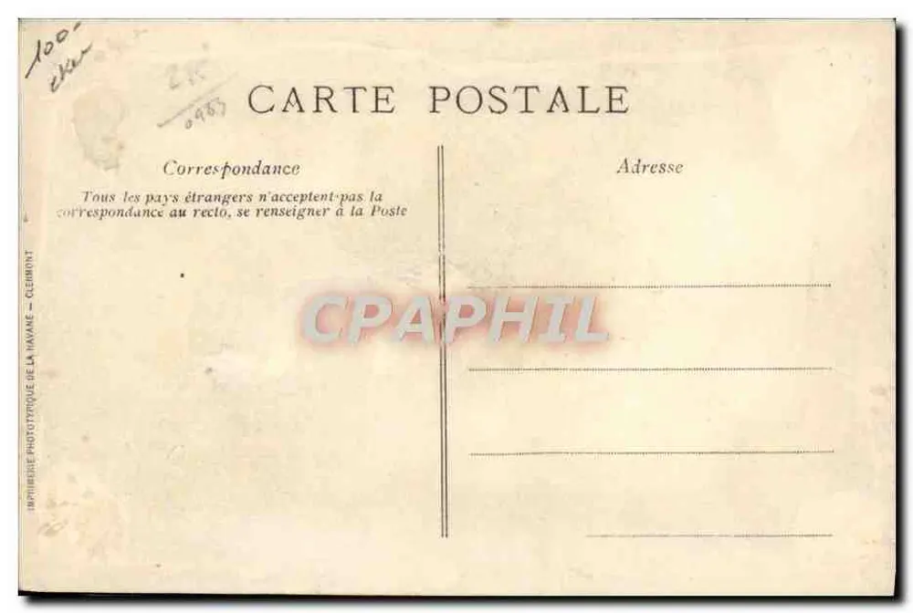 Rougier sur sa 130 chevaux de Dietrich — photographie — Imprimerie Phototypique de la Manche, Célemont - Verso