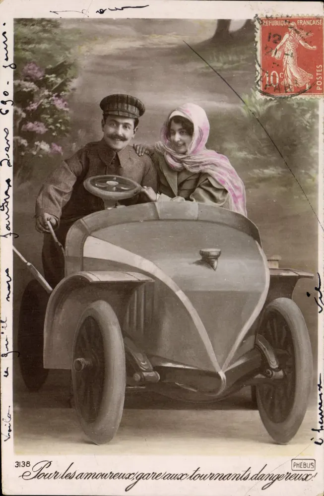 Autocarro - Coppia d'amore -n°3138 - Recto
