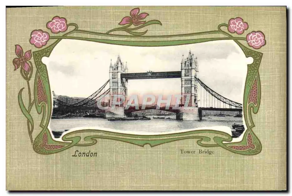 London — Tower Bridge — unbekannter Verlag, Seriennummer nicht sichtbar - Vorderseite