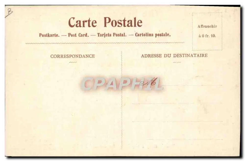 Os cinco sentidos — Delmas' Auxiliary Pictures — T-A-D Postcards - Verso