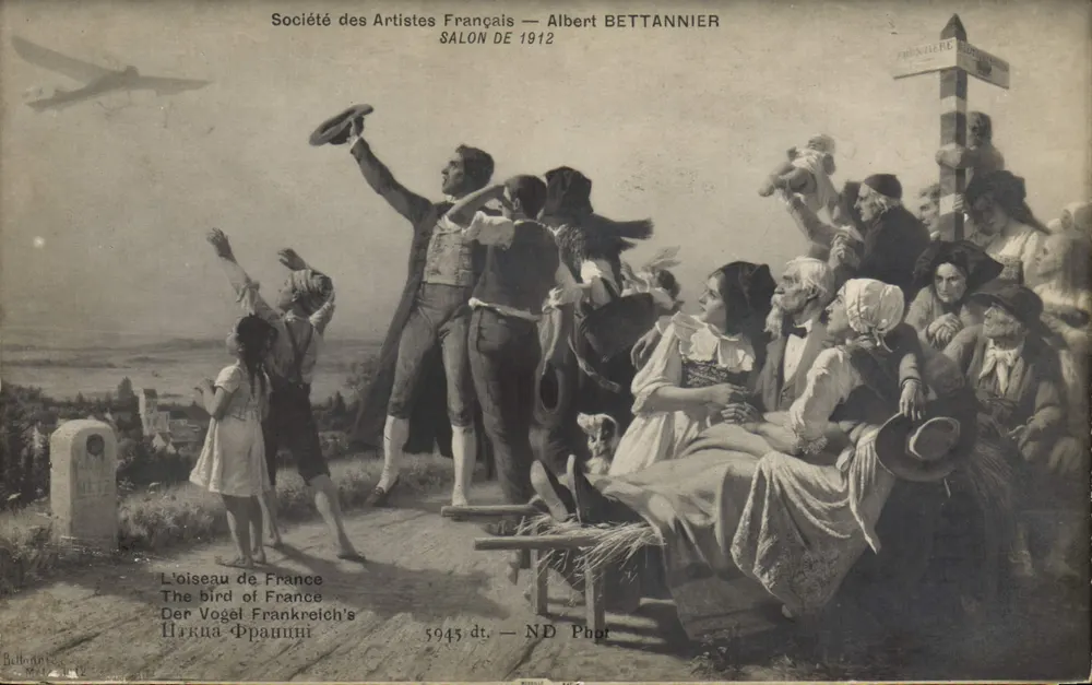 Der Vogel Frankreichs — Gesellschaft der französischen Künstler — Albert BETTANNIER — Salon von 1912 - Vorderseite