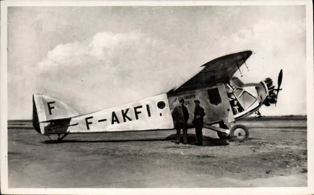 Avión monomotor F-AKFI — Istres-Aviation — S.P.C.A. — n°417 - Anverso