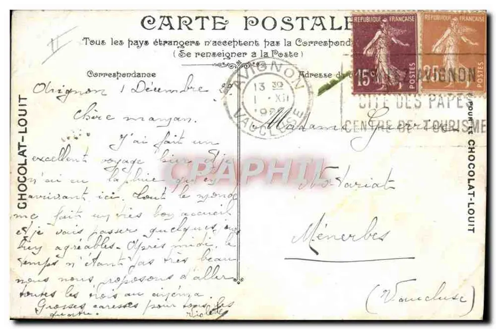 Parijs — Militair dirigible boven de stad — L. Vace, n° 435 - Achterkant