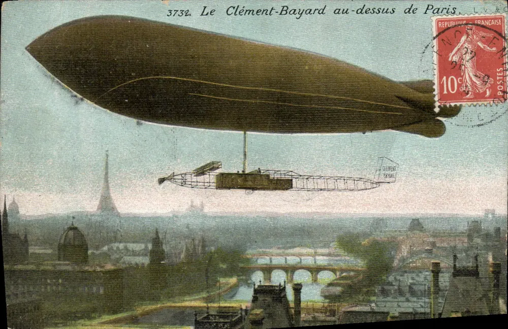 Le Clément-Bayard über Paris — Serie 3732 — Verlag nicht sichtbar - Vorderseite