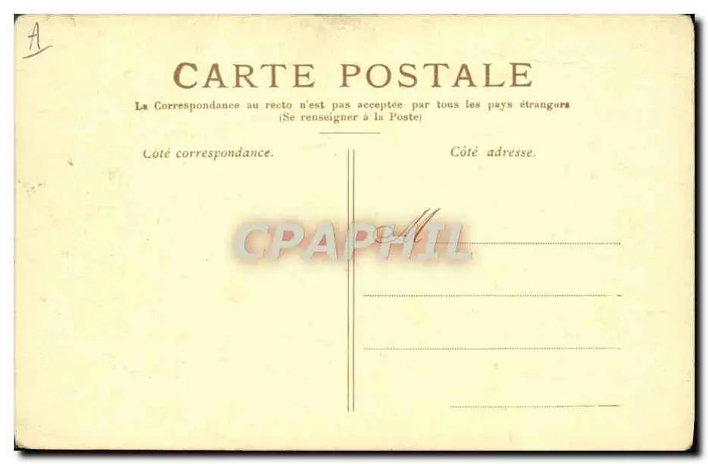 Dirigível "Ville de Paris" — Surcouf-Kapferer — editor não identificado, número de série não visível - Verso