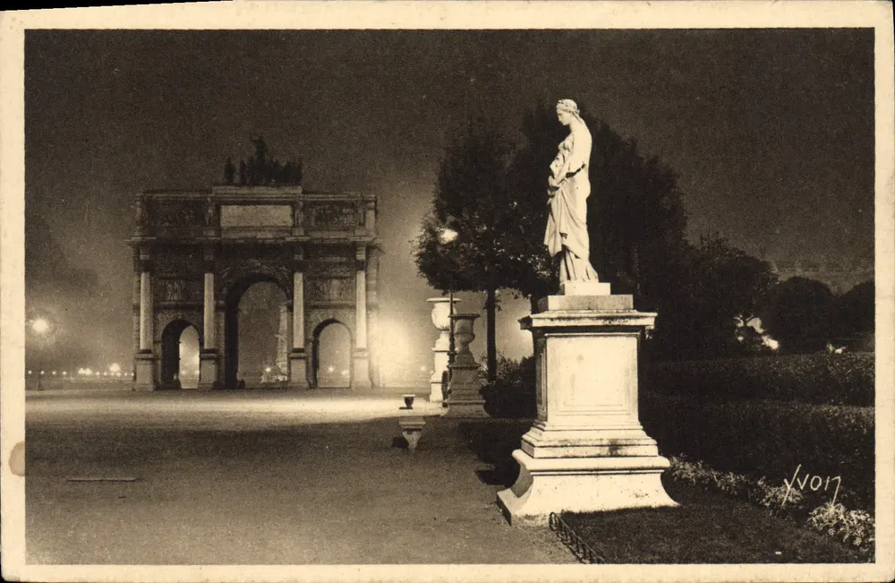 Arc de Triomphe du Carrousel — Jardin des Tuileries — Édition Yvon - Vorderseite