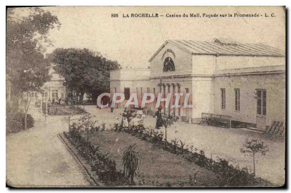 La Rochelle — Casino du Mall, Fassade an der Promenade — L.C. n°895 - Vorderseite