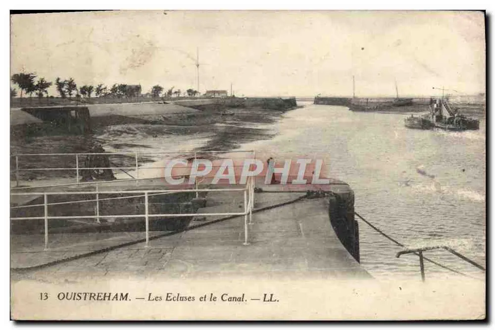 Ouistreham — As Escadas e o Canal — LL. - Frente