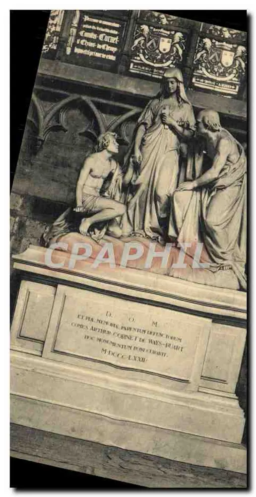 Denkmal für Graf Cornet de Ways-Ruart — Kirche der SS. Michel und Gudule — Verleger unbekannt - Vorderseite