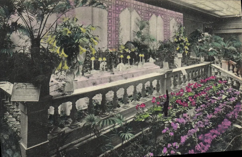 Jardim de inverno — Exposição floral — Victor CHANOINE, Ixelles-Bru-elles - Frente