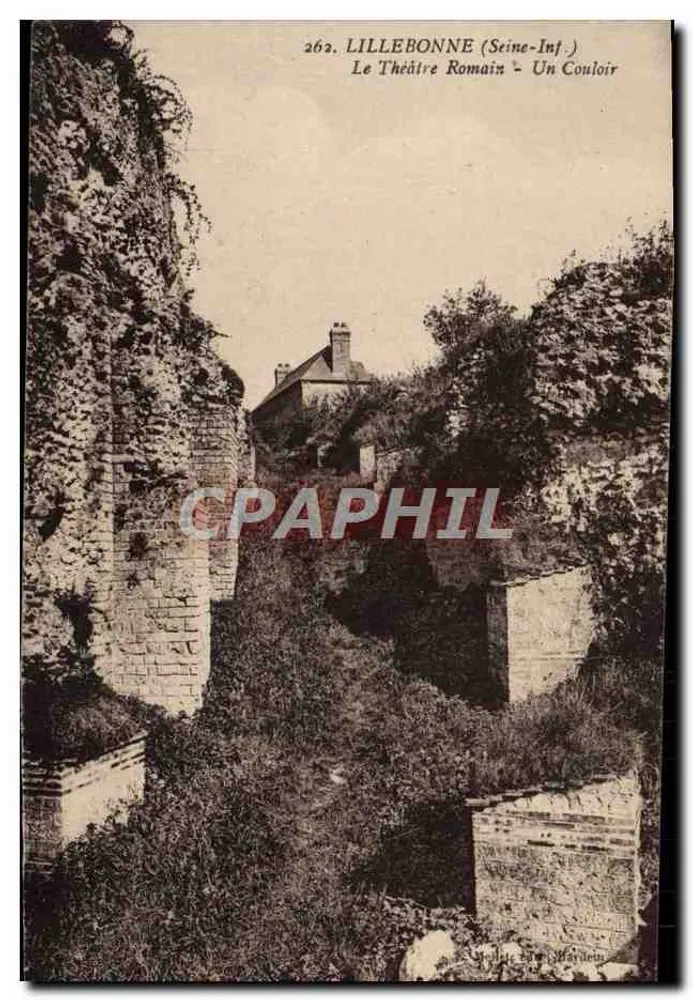 Lillebonne (Seine-Inf.) — Ansicht des römischen Theaters - Ein Gangway — Verlag: J. Baylet - Vorderseite