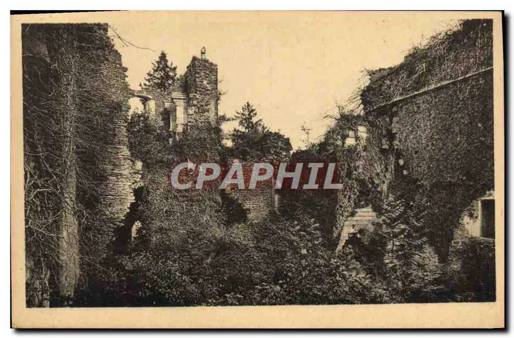 Schloss Thil — Innenansicht des Schlosses und Mauern der Wohnungen — Ausgabe Boulay Précy-sous-Thil Nr. 8 - Vorderseite