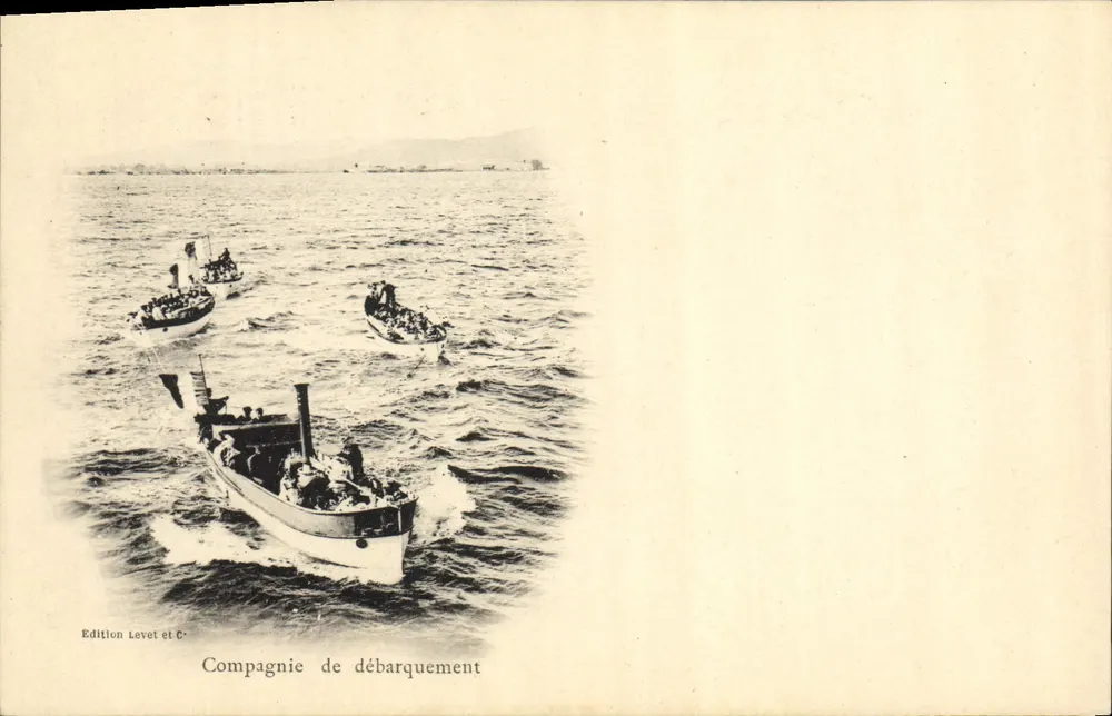 Companhia de desembarque — Edição Lovet et C° - Frente