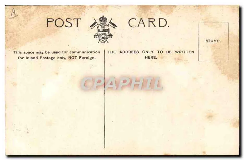 H.M.S. Calliope — Tiro com Carabina — editor Foulden & IP - Verso