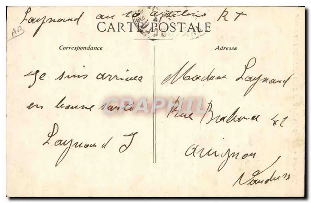 Navio de guerra francês — Peça 306 — BC — Editor BC, n° 435 - Verso
