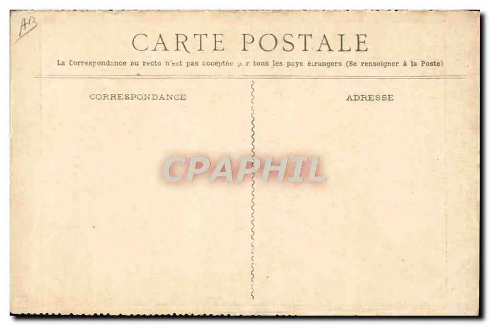 Toursaine — Ansicht des Schlosses Langeais — Chemin de Fer d'Orléans, Verlag H.D. Naurac - Rückseite