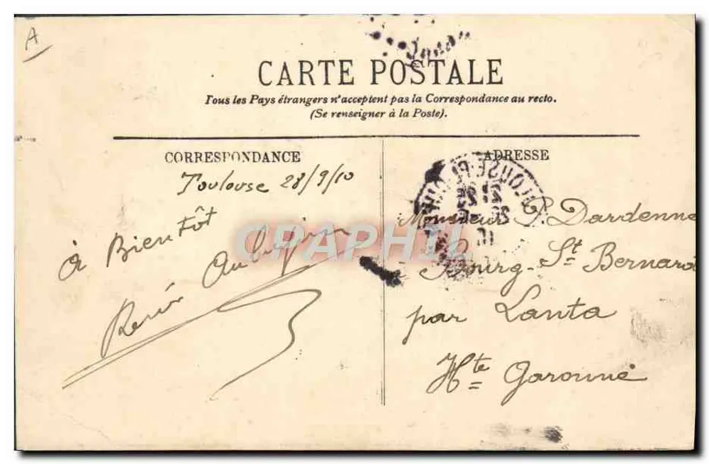O Avião Blériot — LL. — Editor LL, n°81 - Verso