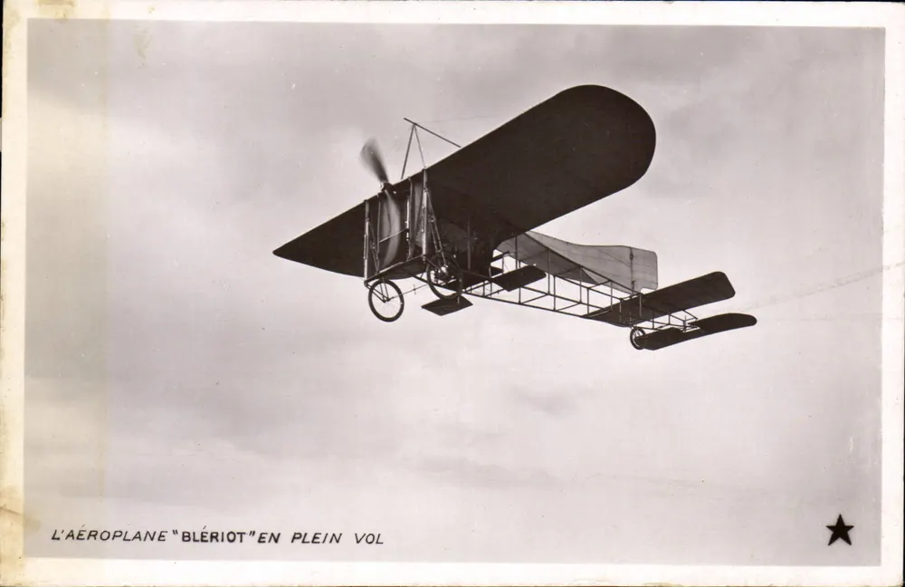 Das "Blériot"-Flugzeug in der Luft — Verlag ETOILE, n° 3658 - Vorderseite