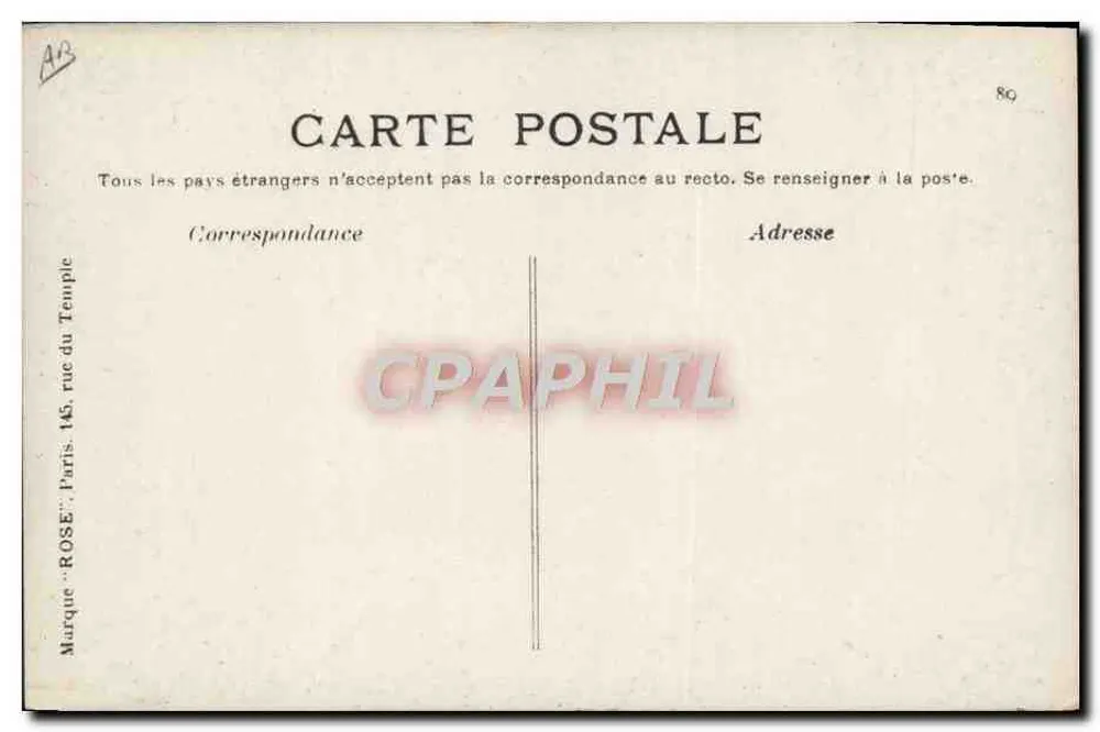Luftfahrt — Curtiss, auf einem Flugzeug in Reims — 27. August 1909; Geschwindigkeitsrekord 74 km in 1 Stunde - Rückseite