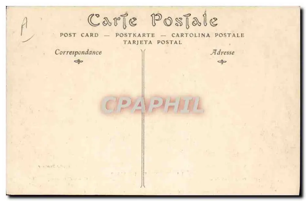 A Conquista do Ar — Wilbur Wright no Campo de Aucours — Editor ND Pbot, n°55 - Verso