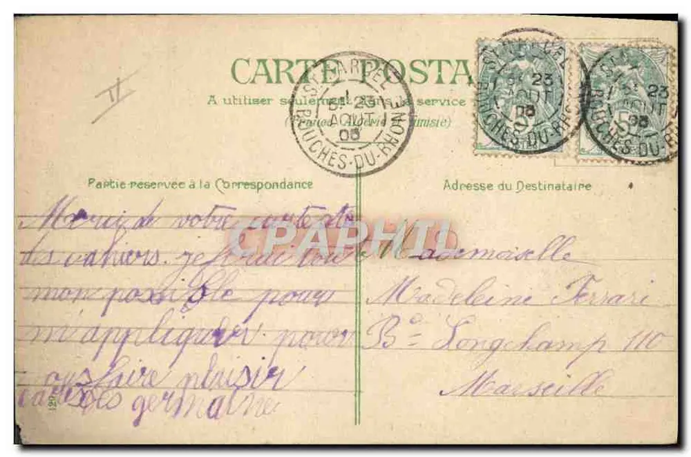 Diante da Barreira — cena de automóvel na entrada de um porto — editor não identificado - Verso