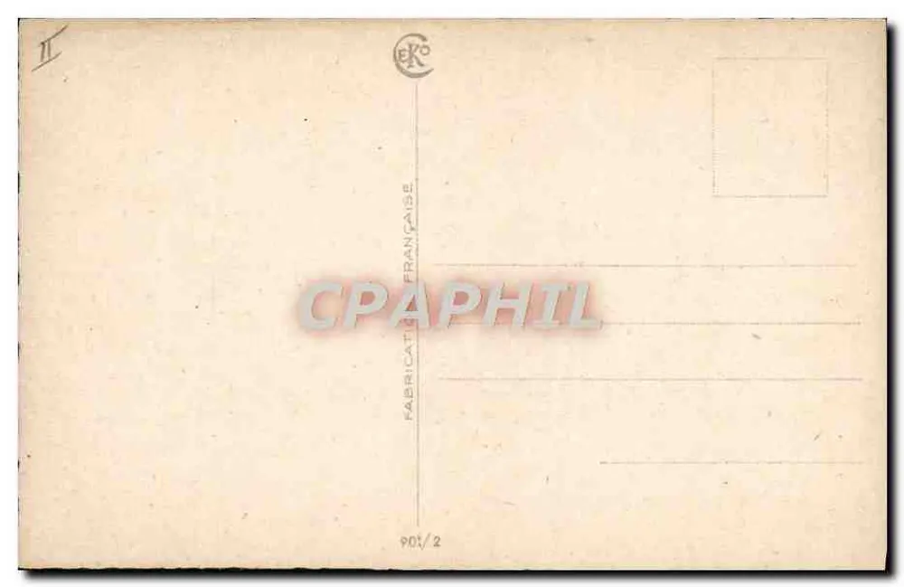 Zwei Kinder in einem blumengeschmückten Wagen — Verlag EKO, n° 901/2 - Rückseite