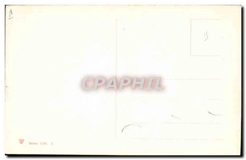 Automobil Coupé — Paar in historischem Kleid — Serie 1134, n°2 - Rückseite