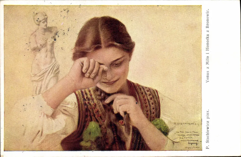 Venus — P. Stachiewicz pinx. — Wydawnictwo Salony Polskich w Krakowie, Serie 152/6 - Vorderseite