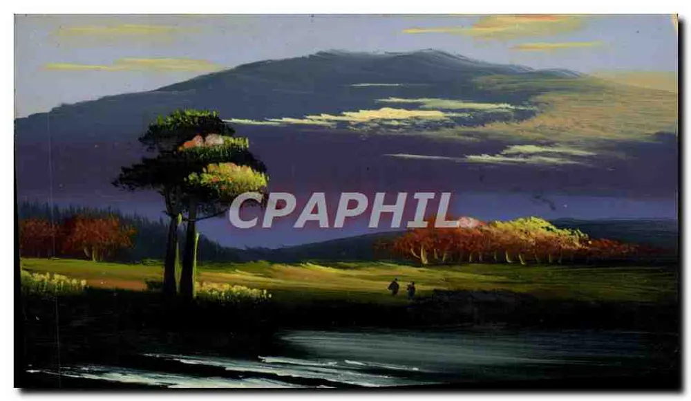 Berglandschaft mit Bach — Erinnerung an Japan — Universal Postal Union, 1911 - Vorderseite