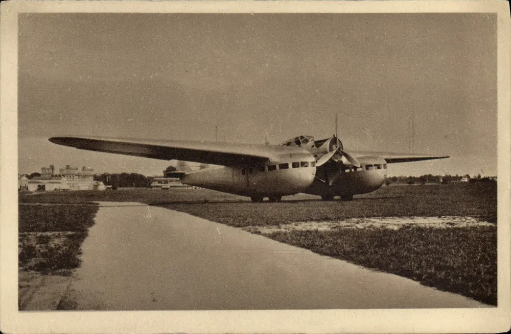 Avião Blériot Bifuselage — Ligue Aéronautique de France — Blériot-Emmanuel-III, Paris - Frente
