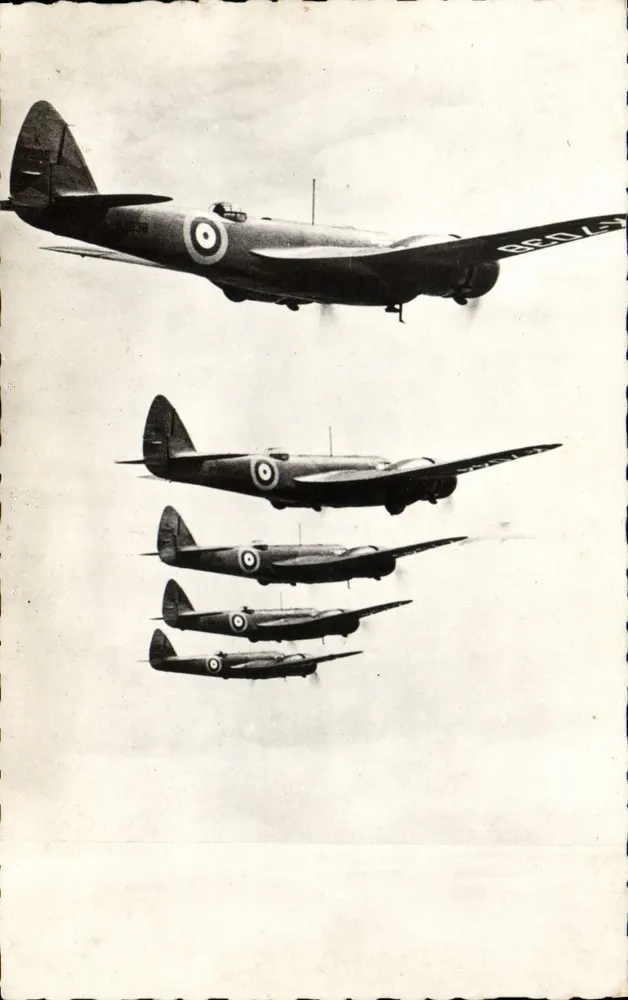 Fuerza Aérea Real — Bristol "Blenheim" — Impreso en Francia 7043 - Anverso