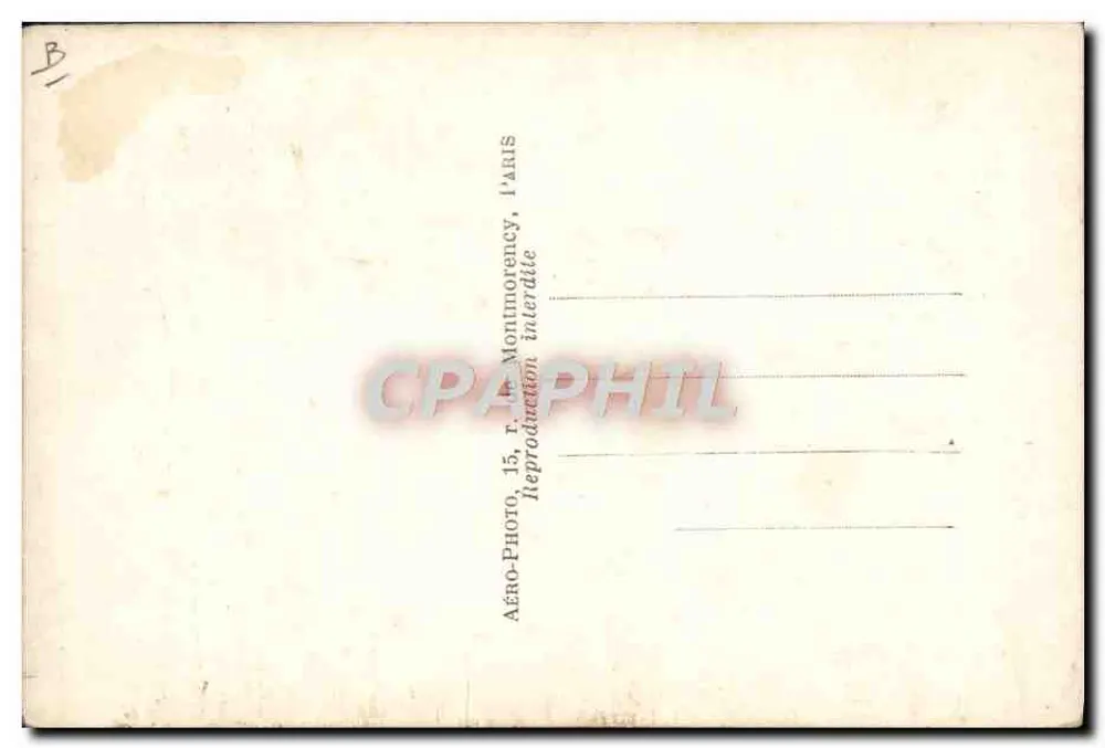 Lachassagne 18 C.V. Studienflugzeug — Aéro-Photo, AVIA_36 - Rückseite