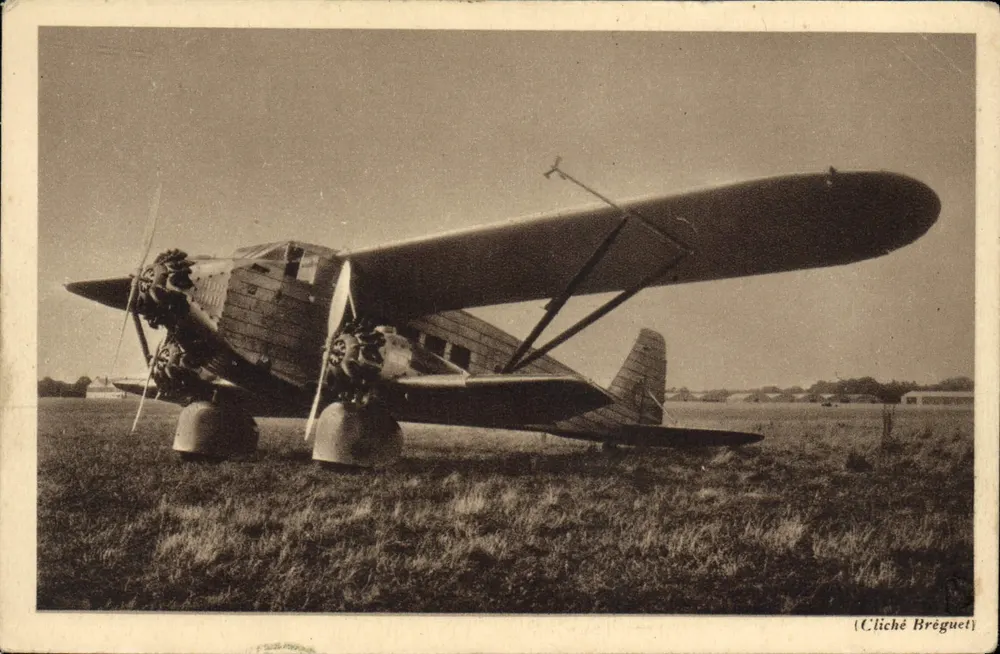 Trimoteur commercial Bréguet 39 T — Cliché Bréguet — Ligue aéronautique de France - Recto