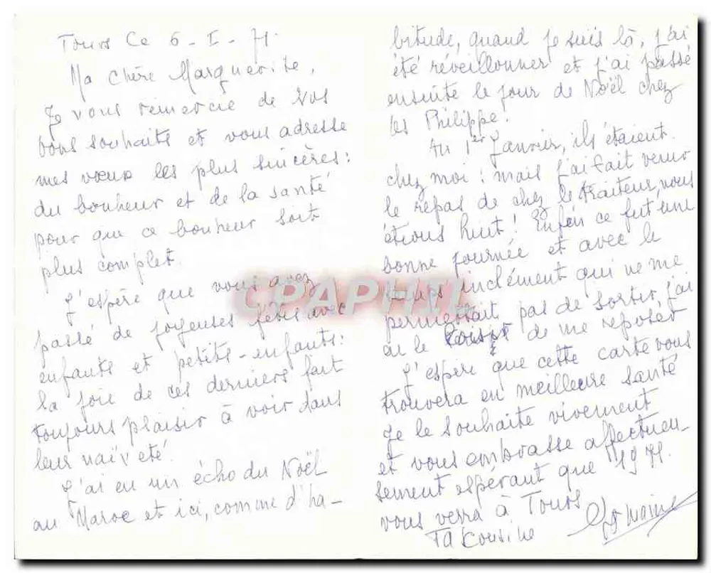 Natal — abeto e vela — editor P, série 950/72, impressa na Itália - Verso