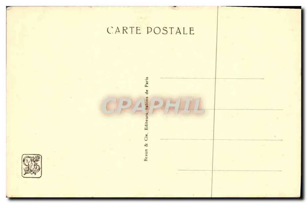 La Leçon de Danse — V.G. Gilbert — n° 0316 - Verso