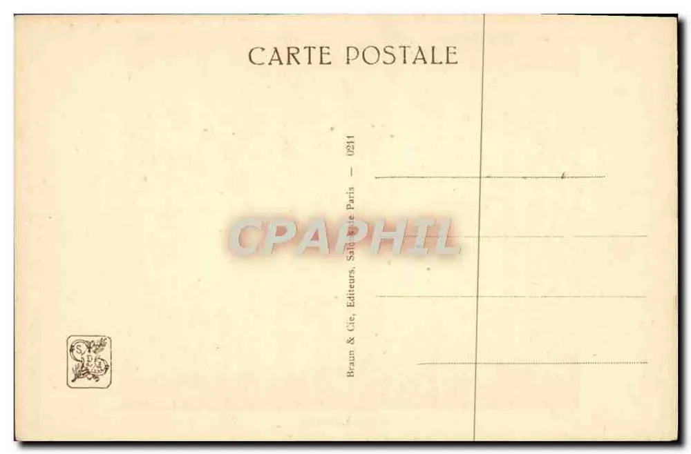Comédia Infantil — Sra. H. Gerard-Rabache — Braun & Cie, Paris - Verso
