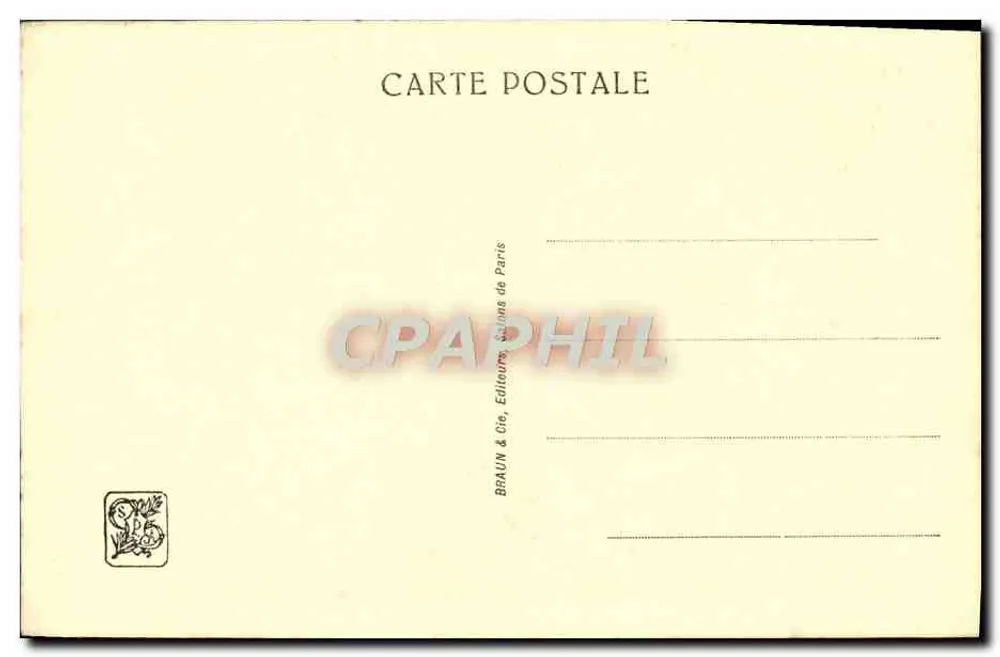 Dwie komuniantki — C.-P. Bernard, n° 01146 - Rewers
