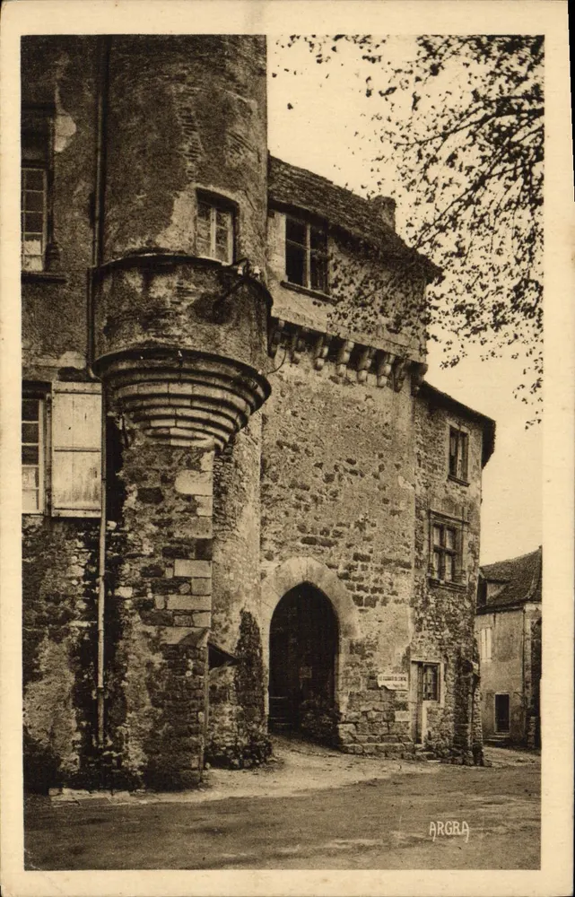 Verstärkte Eingang des Prämonstratenserstifts — Carennac (Lot) — ARGRA - Vorderseite