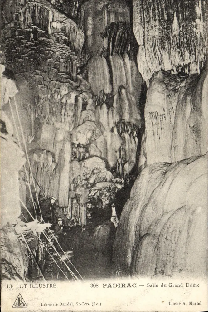 Padirac — Saal des Großen Doms — Librairie Baudel, St-Céré (Lot) - Vorderseite
