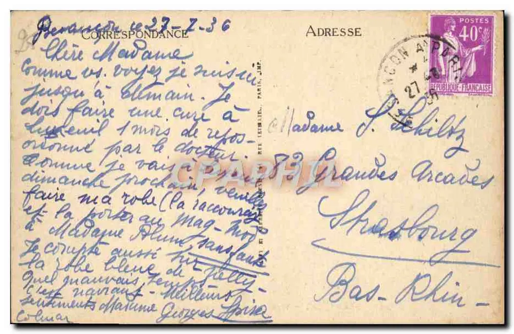 Besançon — Vista Geral dos Quais — LL, n°138 - Verso