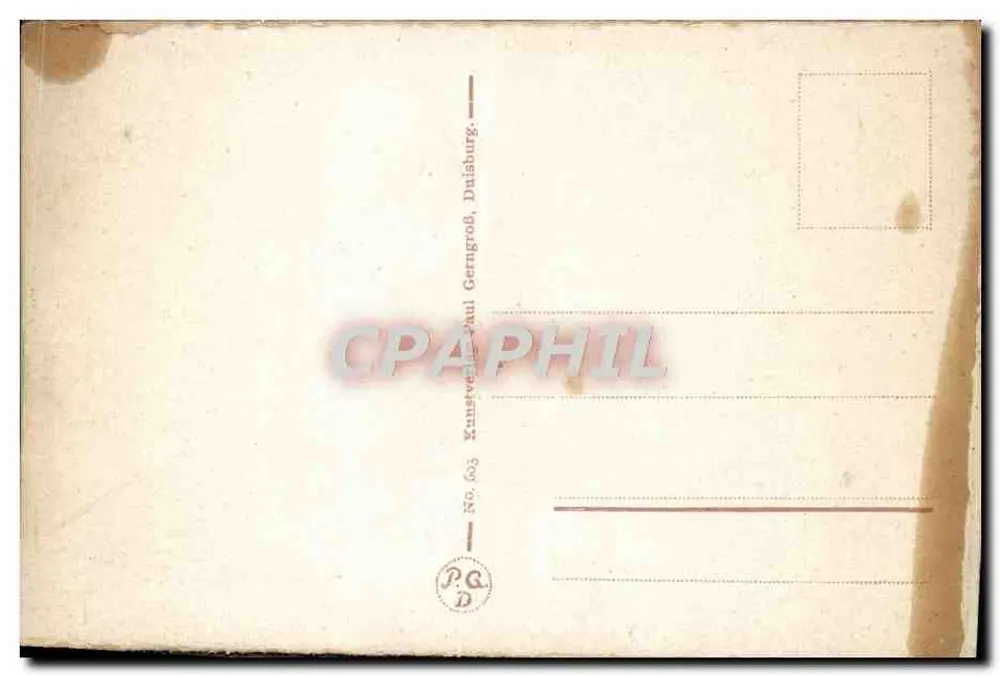 डुइसबर्ग। स्टैड्टथिएटर। — निर्माता P.G. D., संख्या 503। - पीछे