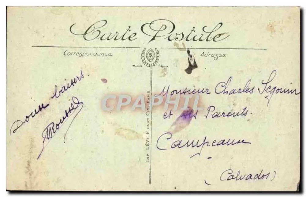 Mesnil-Val — O Vale e a Torre Talbot — LL. - Verso