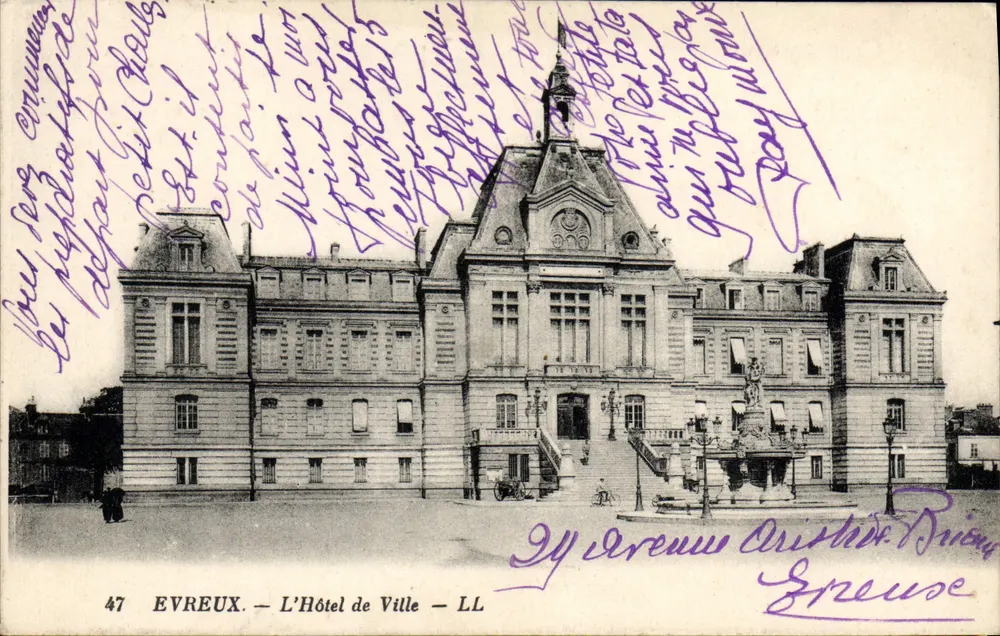 Evreux — O Hotel de Ville — LL - Frente