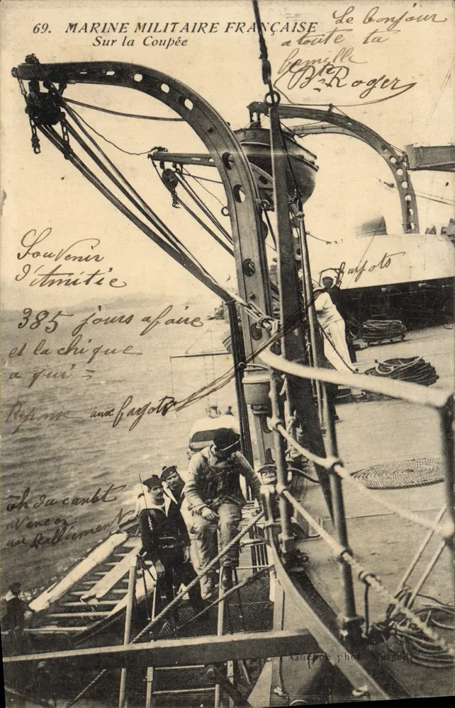 Marinha Militar Francesa — Na Coupée — Guerze foto - Frente