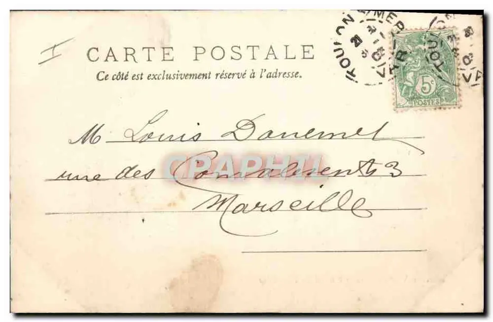 Offizielle Besichtigung an Bord der Flotte — Édition Giletta, phot. Nice, n°450 - Rückseite