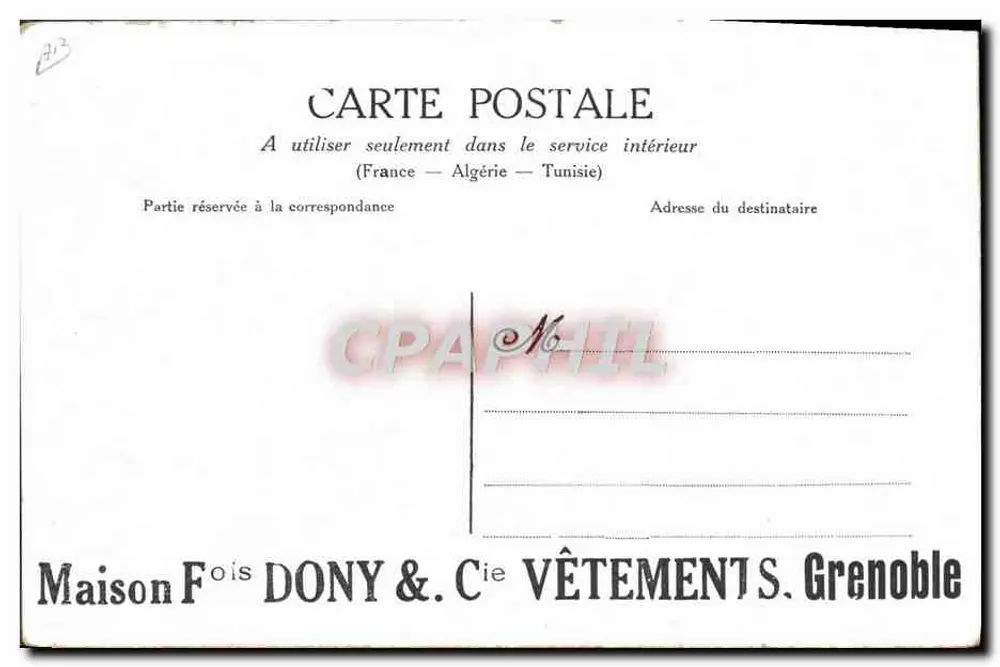 Pilote Weymann — monoplane Nieuport — éditeur imprimeur non visible - Rückseite