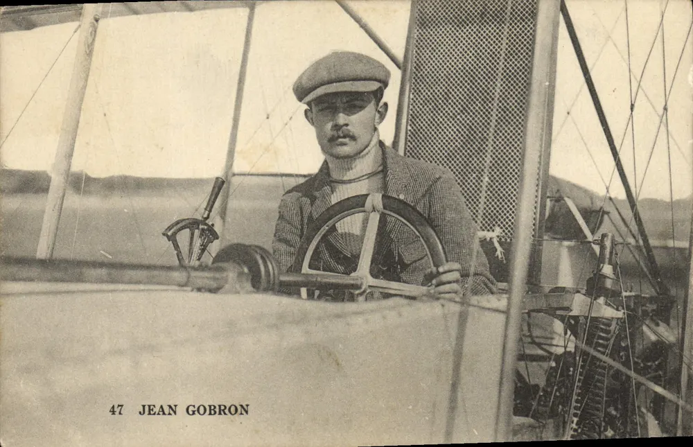 Jean Gobron — piloto de aviação — S.R.A. n°47 - Frente