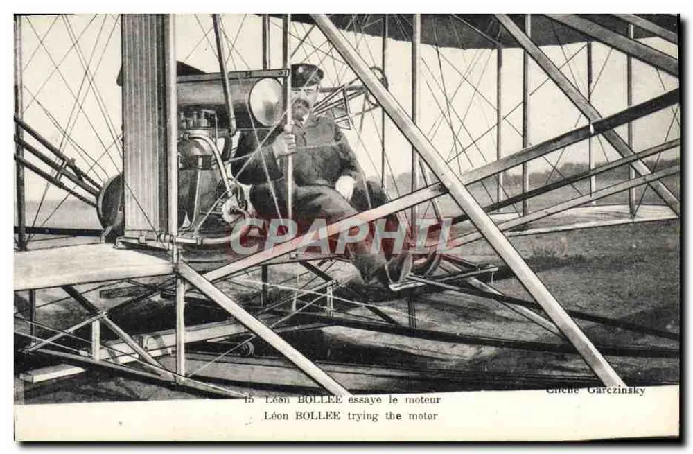 Léon BOLLEE testet den Motor — Chiche Garczinsky — n°15 - Vorderseite
